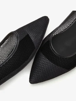 French Connection Ballerines<Ballerines à bride tendance avec empiècements en maille