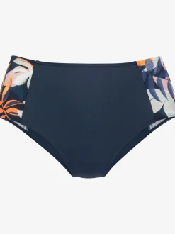 LASCANA ACTIVE Maillots De Bain<Bas de maillot de bain coloris uni tendance avec empiècements imprimés sur les côtés