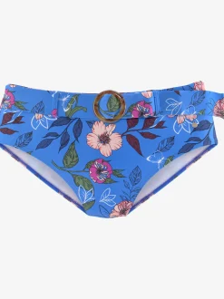 s.Oliver Maillots De Bain<Bas de maillot de bain taille haute imprimé floral moderne