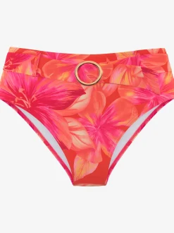 s.Oliver Maillots De Bain<Bas de maillot de bain taille haute design floral tendance