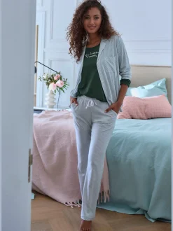 s.Oliver Pyjamas<Bas de pyjama pantalon de nuit avec passepoils contrastés