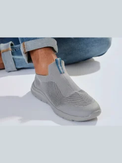 John Devin Baskets<Baskets chaussures en textile et chaussures en tissu à enfiler grâce à la matière extensible