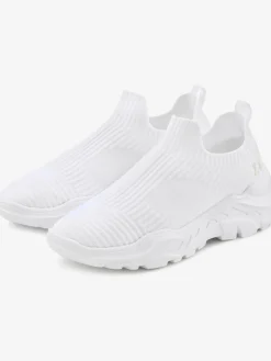 LASCANA Baskets<Baskets chaussures en textile, chaussures en tissu – particulièrement légères et confortables, avec semelle chunky tendance