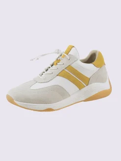 Baskets<Baskets cuir de bœuf nappa et velours