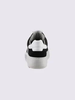 Baskets<Baskets cuir de bœuf nappa et velours