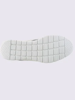 Baskets<Baskets mélange de matières de qualité en cuir de mouton et textile