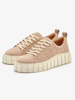 Elbsand Baskets<Baskets sneakers avec semelle chunky tendance en cuir velours de qualité