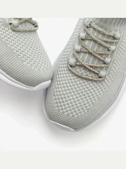 LASCANA Baskets<Baskets sneakers en textile avec laçage brillant tendance