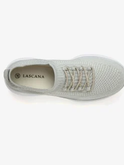 LASCANA Baskets<Baskets sneakers en textile avec laçage brillant tendance