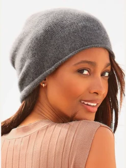 LASCANA Chapeaux & Bonnets<Beanie bonnet en tricot fin avec bord roulé tendance