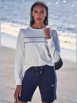 H.I.S Shorts Et Bermudas|Pantalons<Bermuda à passepoil contrastant