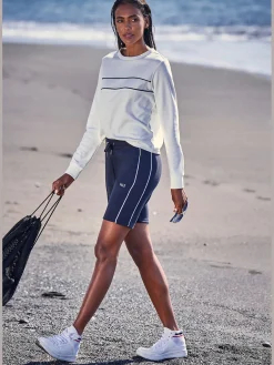 H.I.S Shorts Et Bermudas|Pantalons<Bermuda à passepoil contrastant