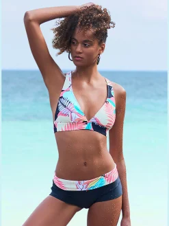 LASCANA ACTIVE Maillots De Bain<Bikini mini-short imprimé, effet de couleur différent pour chaque pièce