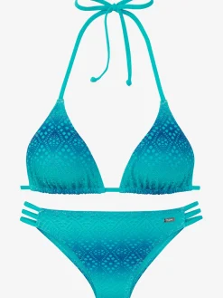 Buffalo Maillots De Bain<Bikini triangle broderie ajourée tendance avec dégradé de couleurs