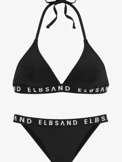 Elbsand Maillots De Bain<Bikini triangle ruban élastique avec marque inscrite