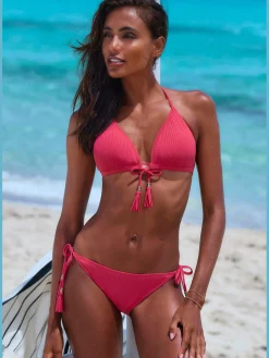 Elbsand Maillots De Bain<Bikini triangle structure côtelée tendance