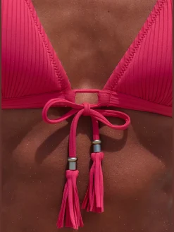 Elbsand Maillots De Bain<Bikini triangle structure côtelée tendance