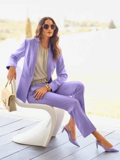 Ashley Brooke Tailleurs<Blazer col châle affinant