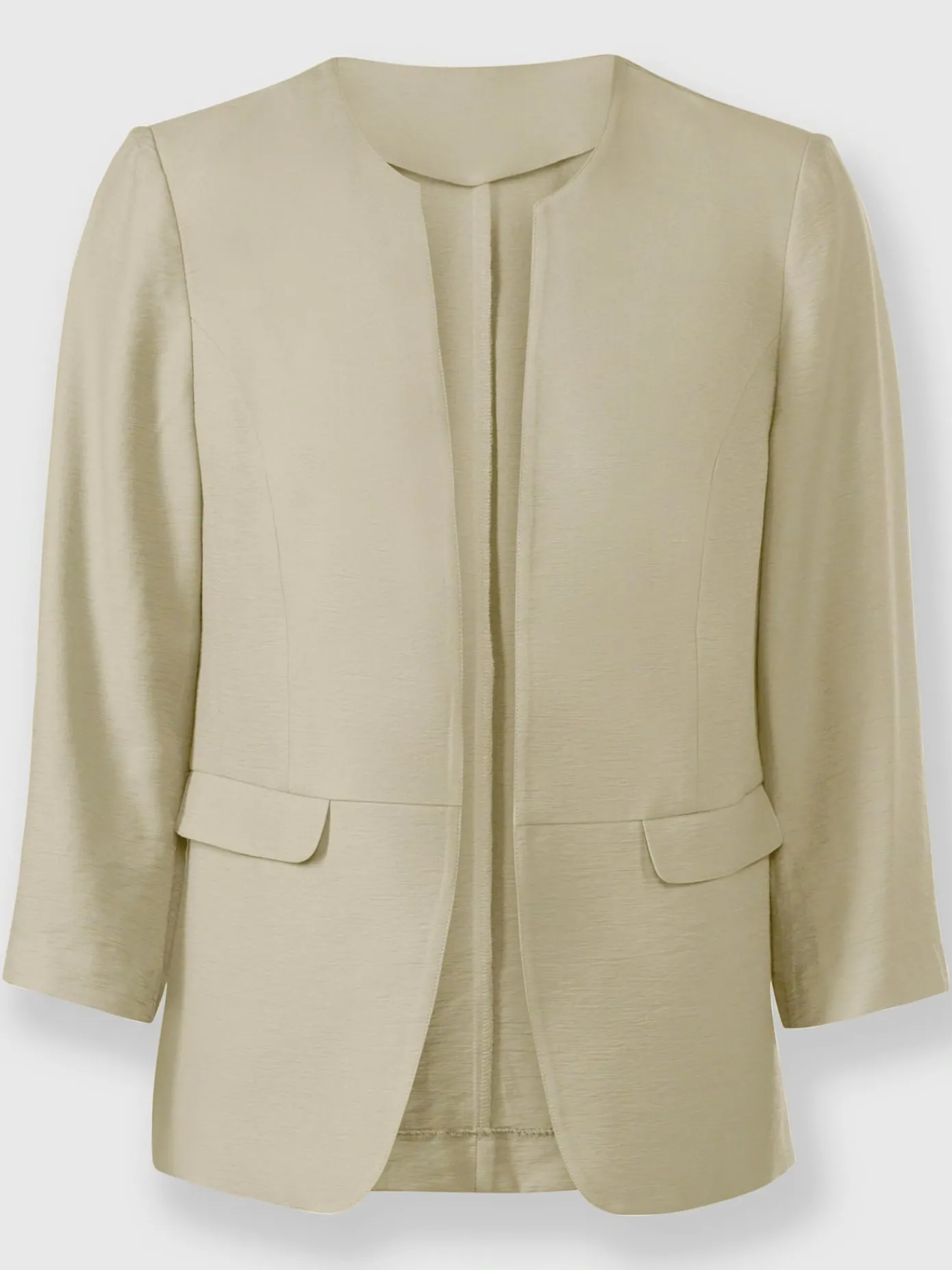 Ashley Brooke Tailleurs|Blazers<Blazer court à encolure ronde