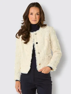 CREATION L PREMIUM Tailleurs|Blazers<Blazer court 30% laine