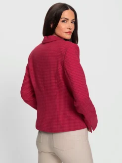 Ashley Brooke Tailleurs|Blazers<Blazer court bouton fantaisie couleur or