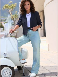 LASCANA Tailleurs|Blazers<Blazer court pour femme élégant avec col à revers
