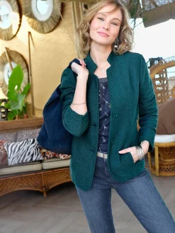 Tailleurs<Blazer doux au col montant