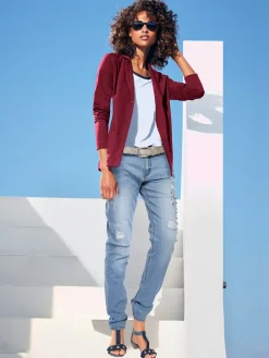 Linea Tesini Tailleurs<Blazer en jersey coupe sobre pour un look décontracté tendance