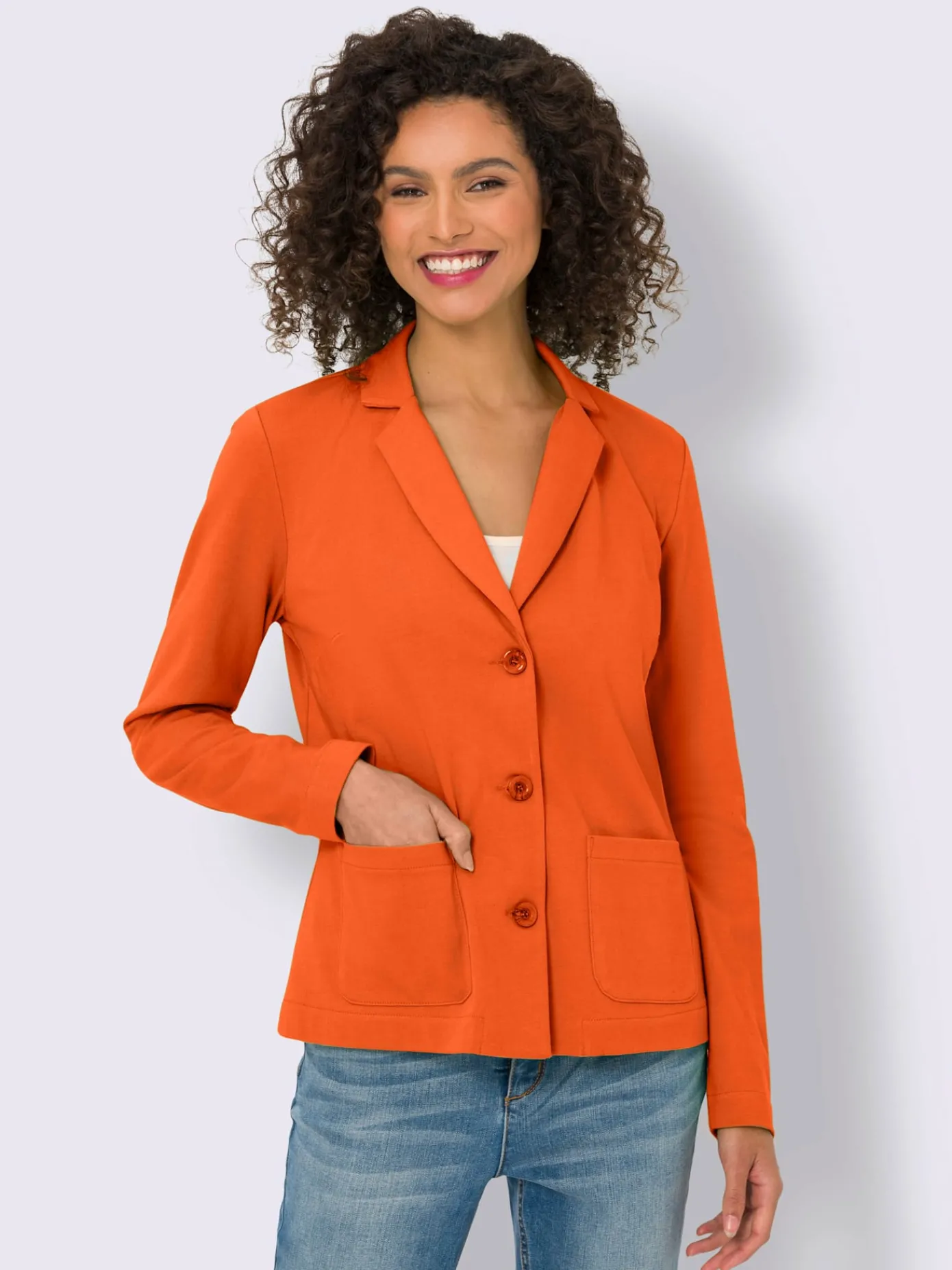 Linea Tesini Tailleurs<Blazer en jersey coupe sobre pour un look décontracté tendance