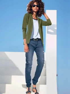Linea Tesini Tailleurs<Blazer en jersey coupe sobre pour un look décontracté tendance