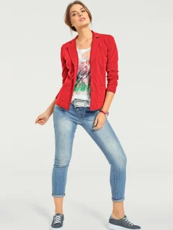 Linea Tesini Tailleurs<Blazer en jersey coupe sobre pour un look décontracté tendance