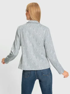 Rick Cardona Tailleurs|Blazers<Blazer en jersey joli motif jacquard