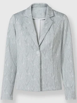 Rick Cardona Tailleurs|Blazers<Blazer en jersey joli motif jacquard