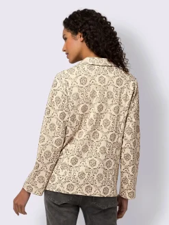 Linea Tesini Tailleurs|Blazers<Blazer en jersey élégant motif décoratif