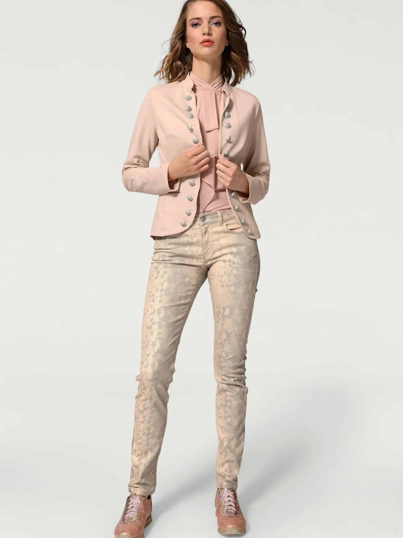 Linea Tesini Tailleurs|Blazers<Blazer en jersey look tendance