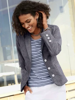 Tailleurs|Blazers<Blazer femme avec col à revers