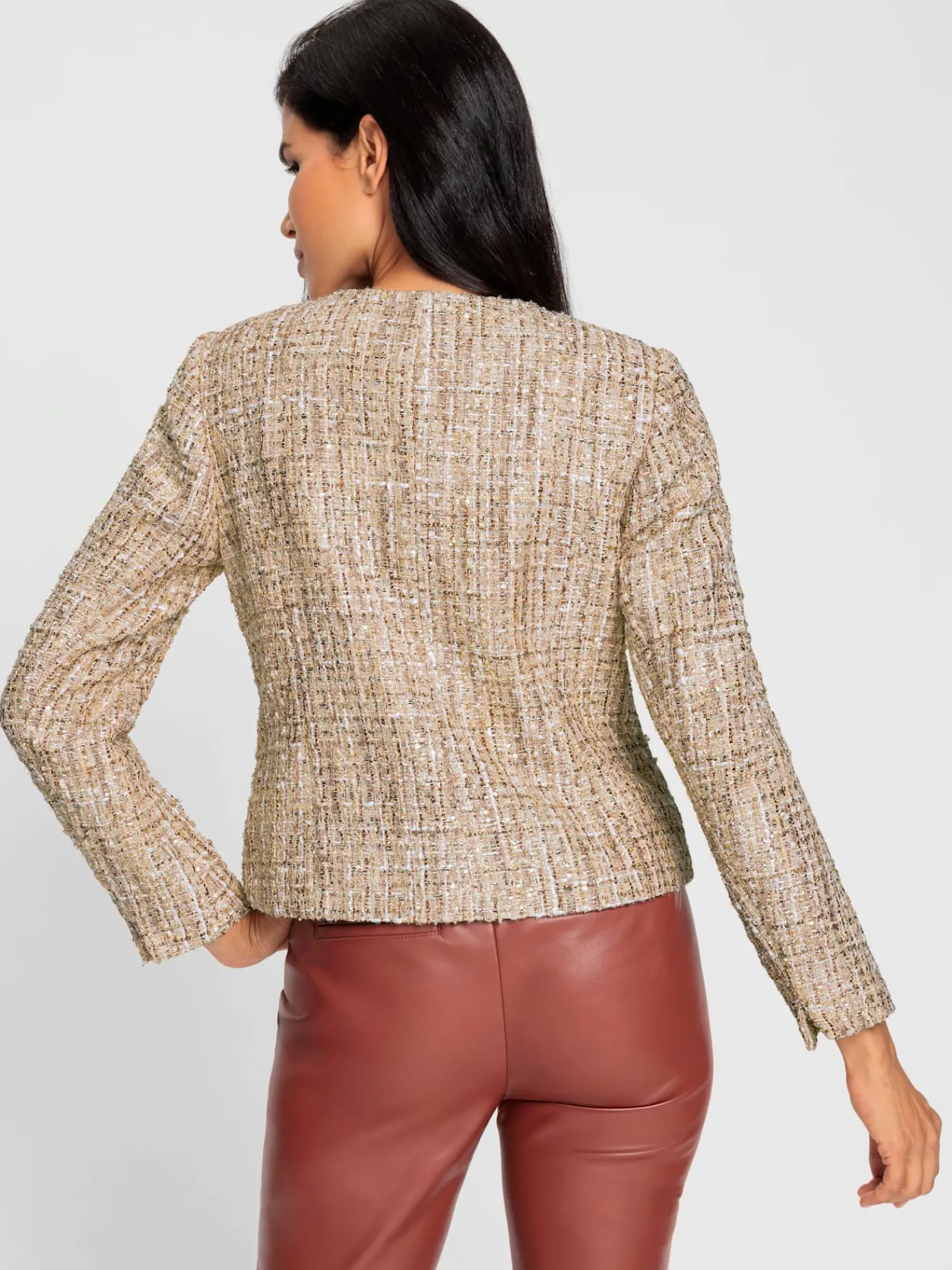 Ashley Brooke Blazers|Tailleurs<Blazer fil bouclé à paillettes