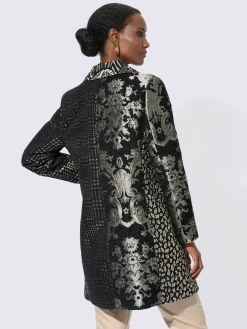 Creation L Tailleurs|Blazers<Blazer jacquard joli motif jacquard