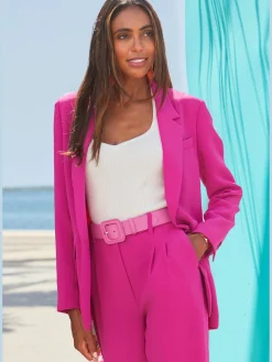 LASCANA Tailleurs<Blazer long blazer femme avec col à revers