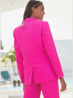 LASCANA Tailleurs<Blazer long blazer femme avec col à revers