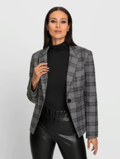 Rick Cardona Tailleurs|Blazers<Blazer superbe tissage en carreaux