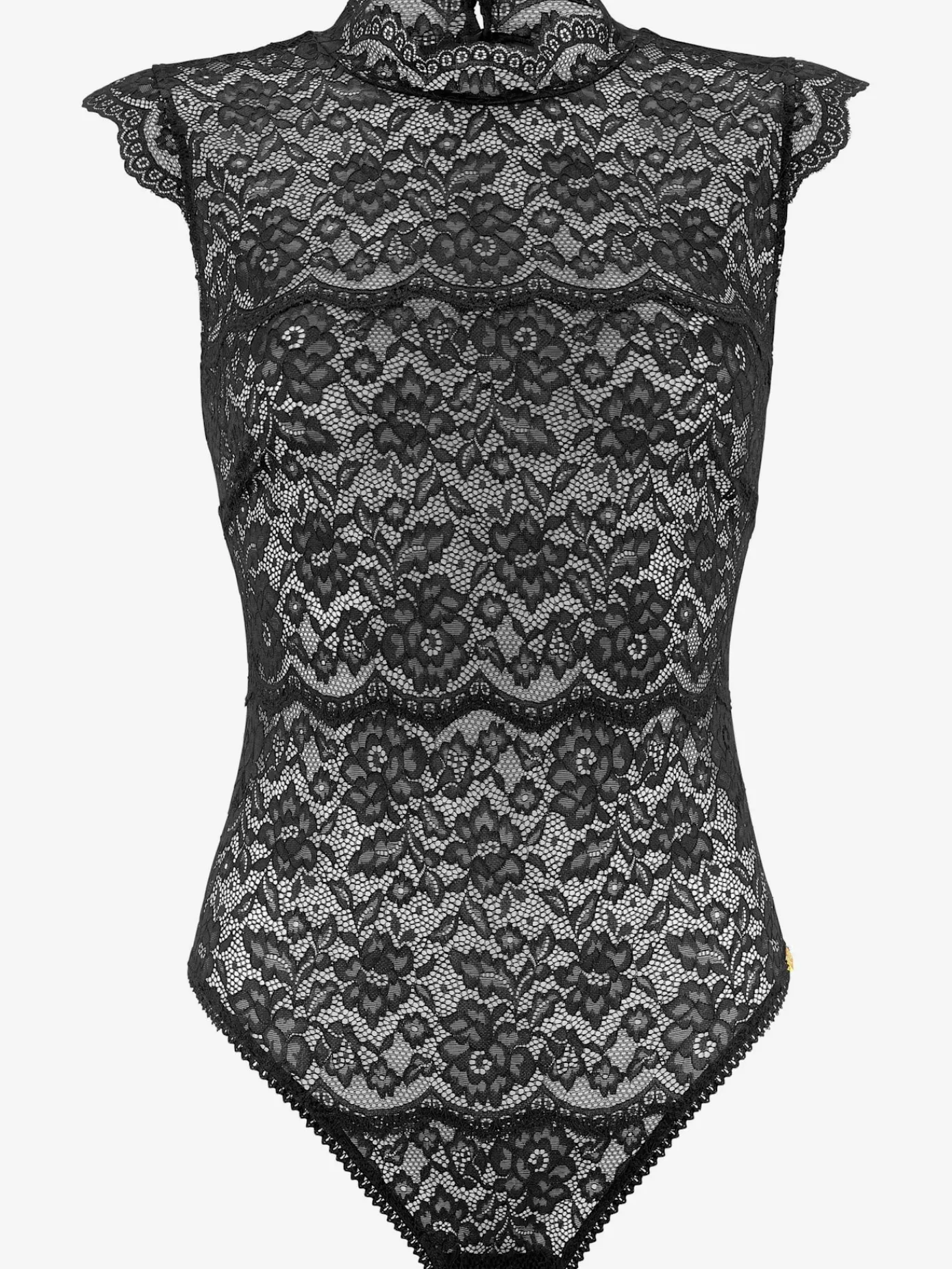 JETTE Body<Body corps élégant avant en superbe dentelle, dos en maille transparente