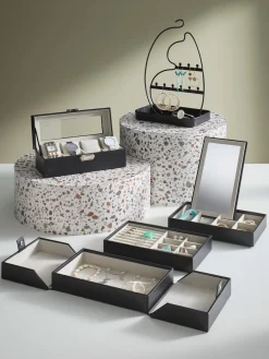 helline home Petits Rangements<Boîte à bijoux empiècement transparent devant