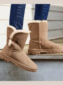 LASCANA Bottes<Botte d'hiver bottines d'hiver en cuir de qualité