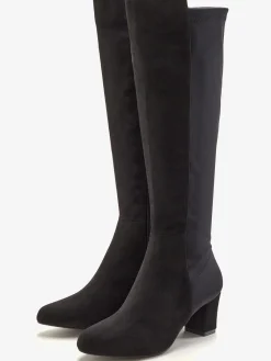 LASCANA Bottes<Bottes avec empiècement extensible tendance. hauteur du talon env. 6 cm