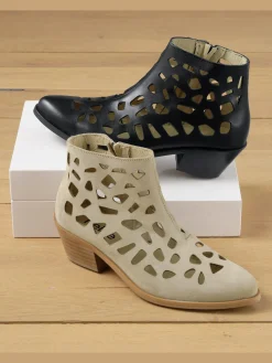 Bottines<Bottine courte cuir vachette