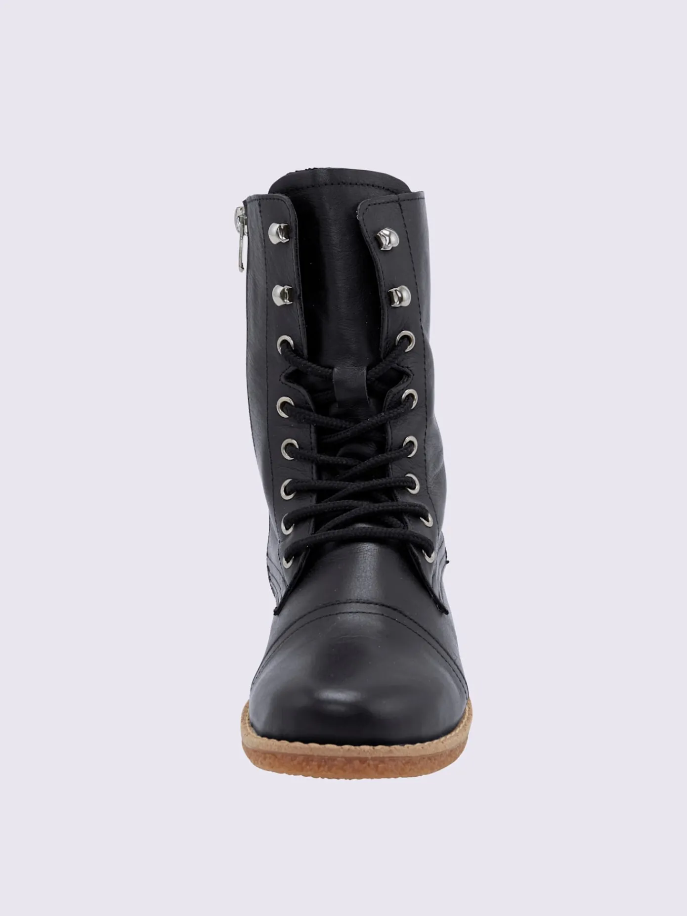 Bottines<Bottines à lacets cuir nappa de vache