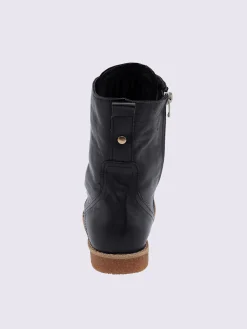 Bottines<Bottines à lacets cuir nappa de vache