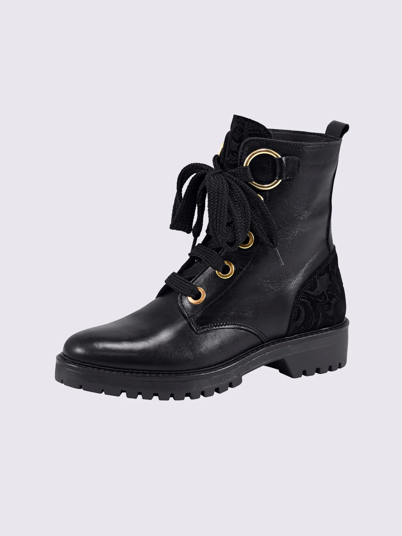 Bottines<Bottines à lacets de fabrication portugaise