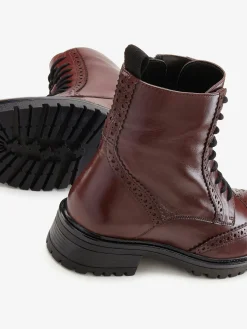 LASCANA Bottines<Bottines à lacets en cuir doux